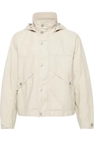 Stone Island Chaqueta Raw Plated con capucha