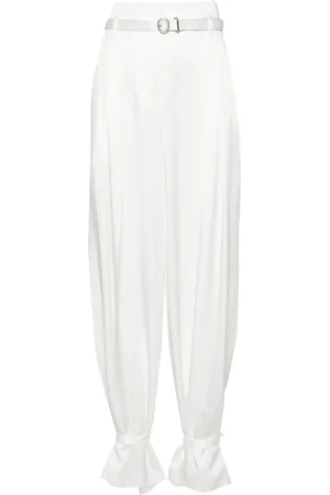Jil Sander Pantalones rectos con pliegues