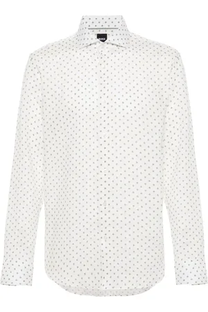 HUGO BOSS Camisa con lunares estampados