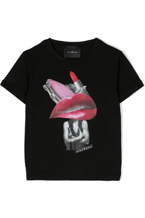 John Richmond Camiseta con estampado gráfico