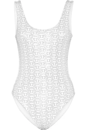 Philipp Plein Bañador con aplique de monograma