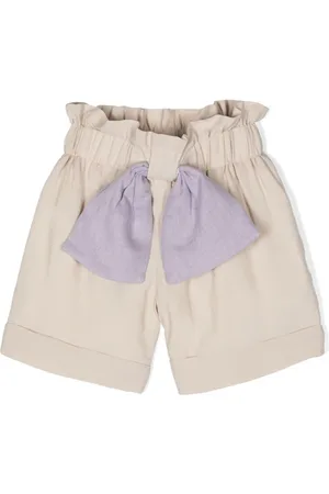 LA STUPENDERIA Pantalones cortos con detalle de lazo
