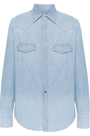 Jacob Cohen Camisa vaquera con logo bordado