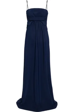 CHIARA BONI Vestido largo Alga con detalle de lazo