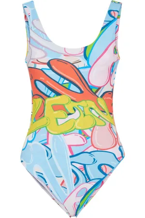 Philipp Plein Bañador con estampado de graffiti