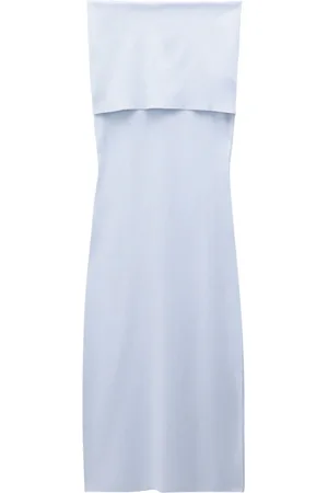 Filippa K Vestido midi con hombros descubiertos