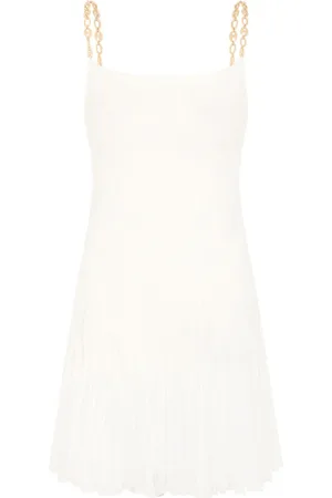 Paco rabanne Vestido corto con cadena