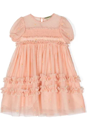 Stella McCartney Vestido con bordado floral