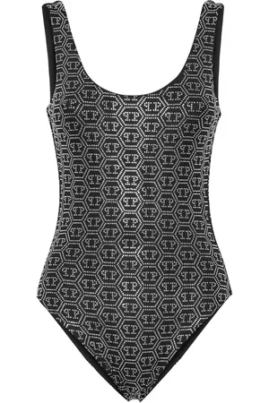 Philipp Plein Bañador con aplique de monograma