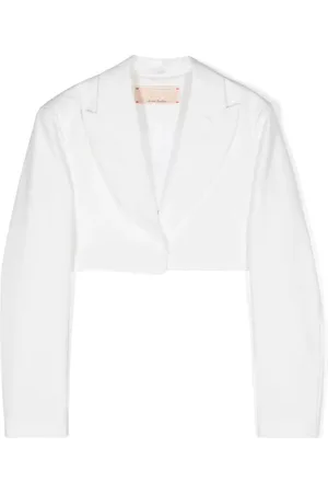 Elisabetta Franchi Blazer corto con detalle de lazo