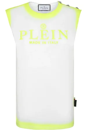 Philipp Plein Top con logo bordado