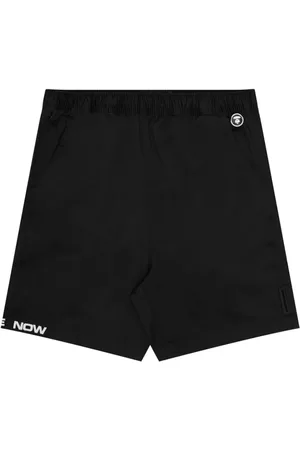 A Bathing Ape Pantalones cortos con logo bordado