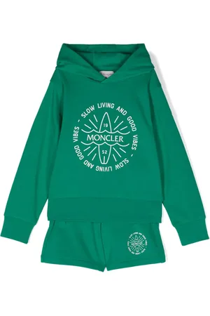 Moncler Set con pantalones cortos de deporte con logo