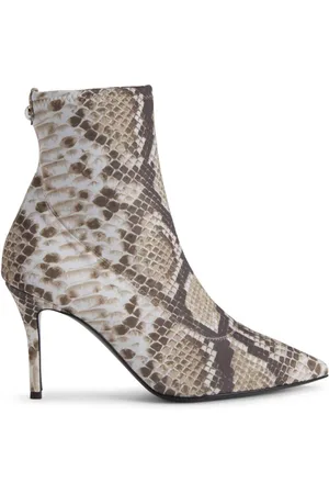 Giuseppe Zanotti Botas Mirea con tacón de 90mm y estampado de piel de serpiente