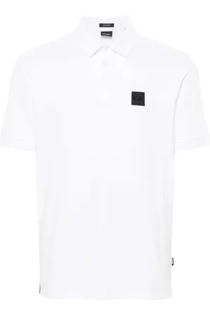 HUGO BOSS Polo con aplique del logo