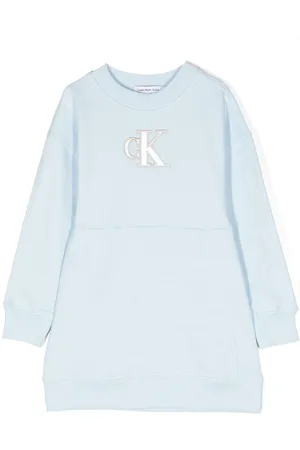 Calvin Klein Vestido tipo jersey con aplique del logo
