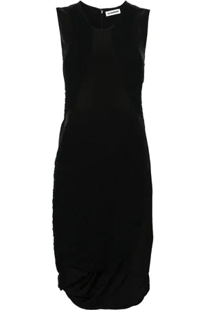 Jil Sander Vestido con paneles de punto