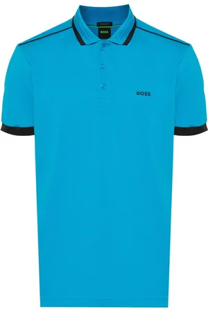 HUGO BOSS Polo de piqué con logo estampado