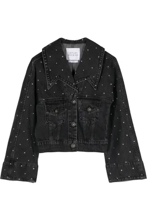 HAYLEY MENZIES Chaqueta vaquera con apliques
