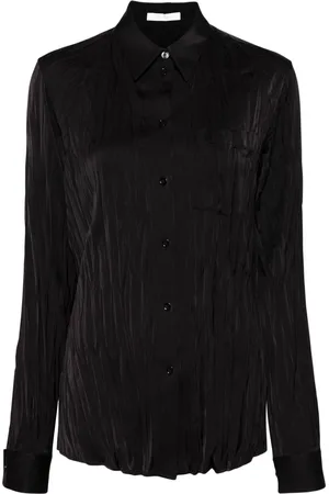 Helmut Lang Camisa con efecto arrugado