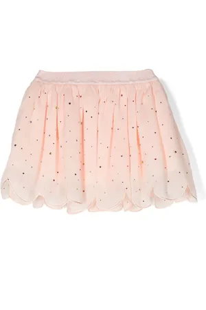 Stella McCartney Falda en crepé con strass