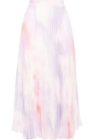 HUGO BOSS Falda midi con motivo tie-dye