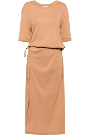 LEMAIRE Vestido estilo camiseta con cinturón