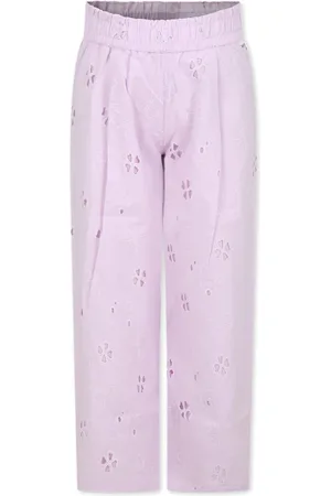 Molo Pantalones Ami con bordado inglés