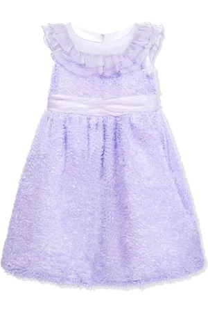 Marchesa Notte Vestido con volantes
