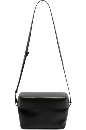 Jil Sander Bandolera con logo en relieve