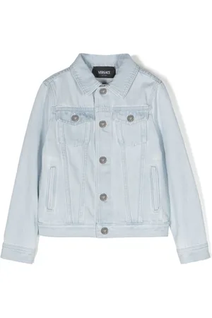 VERSACE Chaqueta vaquera con bordado Medusa Head