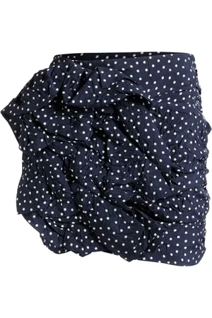 Bally Minifalda fruncida a lunares