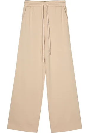 Twin-Set Pantalones de chándal anchos con logo bordado