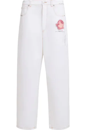 Marni Vaqueros ajustados con apliques
