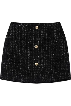 ANINE BING Minifalda Mateo de tweed