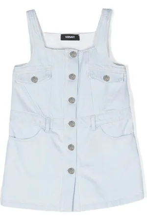 VERSACE Vestido vaquero con paneles
