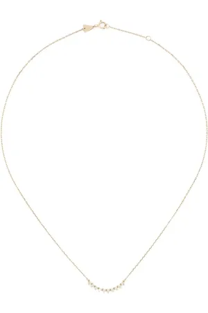 Adina Reyter Collar de cadena en oro amarillo de 14 ct con diamantes