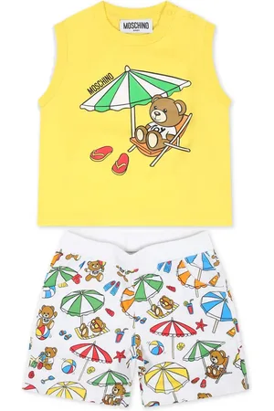 Moschino Conjunto de bermudas con estampado gráfico