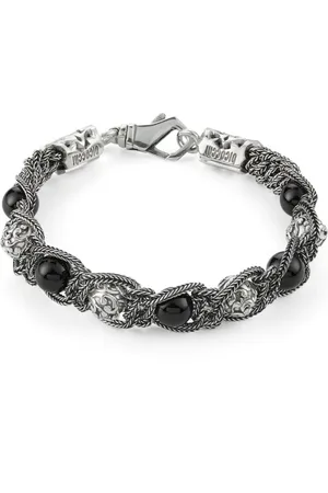 EMANUELE BICOCCHI Pulsera Arabesque Shamballa en plata