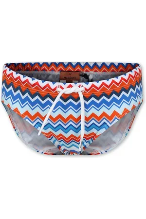 Missoni Bañador con motivo chevron