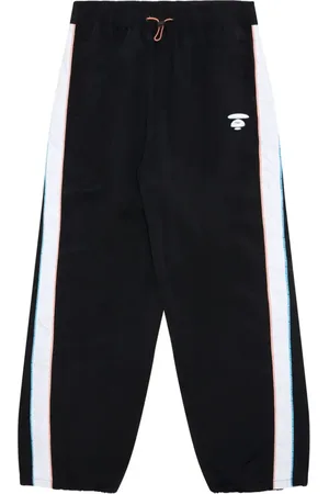 A Bathing Ape Pantalones anchos con bordado Milo