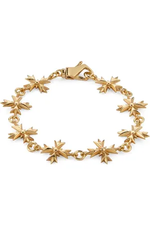 EMANUELE BICOCCHI Pulsera de cadena en plata de ley Crest