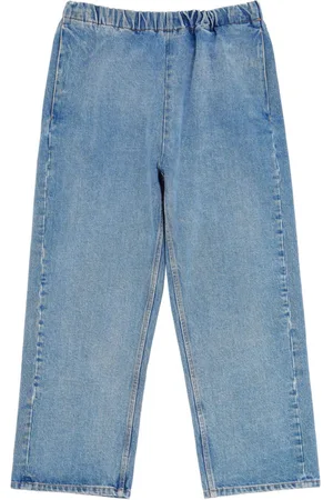 Maison Margiela Vaqueros capri con cinturilla elástica