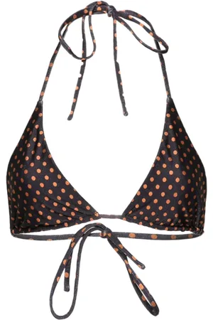 FAITHFULL THE BRAND Top de bikini Lattea con motivo de lunares