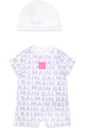 Balmain Conjunto con logo estampado