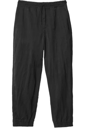 Burberry Pantalones rectos con acabado agrietado