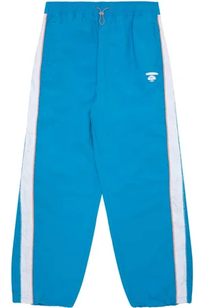 A Bathing Ape Pantalones anchos con bordado Milo