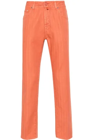 Jacob Cohen Pantalones ajustados Scott con motivo de espiga