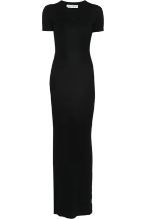 Ludovic De Saint Sernin Vestido largo con logo bordado