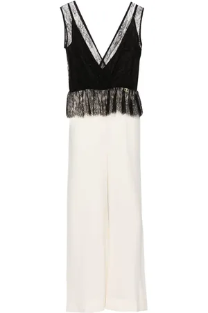 Twin-Set Mono largo con cuello en V